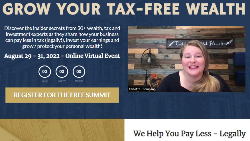 Watch Dennis Bays August 29 at Tax Savings Summit
